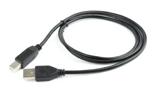 Gembird USB Cable 2.0 AM-BM 1m/black - Image 3