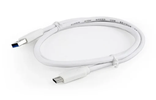 Gembird USB Cable 3.0 C AM/CM 1m/white - Image 2