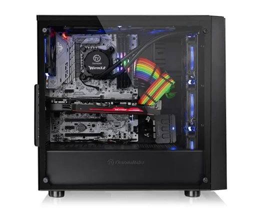 Thermaltake Versa J21 USB3.0 Tempered Glass - Black - Image 3