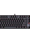 RGB геймърска механична клавиатура Redragon K552 Kumara Blue switch