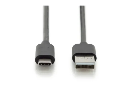 Digitus Connection Cable USB 2.0 HighSpeed Type USB C/USB A M/M black 3 - Image 2