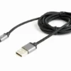 Gembird Cotton braided Micro USB cable/1.8m/black