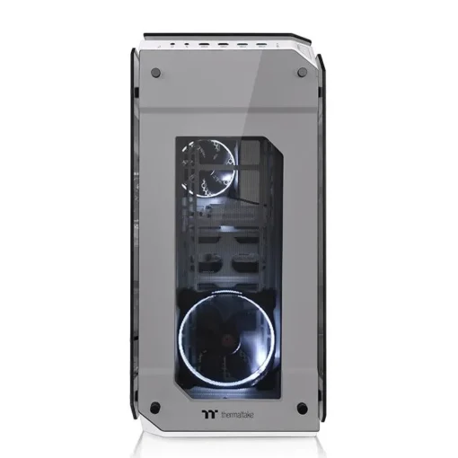 Thermaltake Case View 71 Riing Tempered Glass E-ATX Full Tower - Snow Edition - Image 4