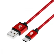 TB кабел USB - USB C 1.5 m ruby tape