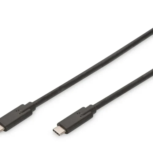 Digitus кабел за връзка USB 3.1 Gen.2 SuperSpeed + 10Gbps USB Type C / USB C M / M Power Delivery черен