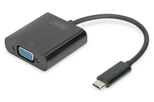 Digitus Graphic adapter VGA 1080p FHD to USB 3.1 black length 15cm