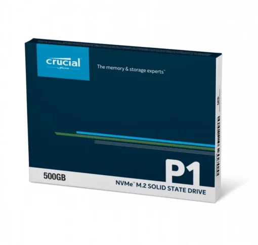 Crucial SSD P1 500GB M.2 PCIe NVMe 2280 1900/950MB/s - Image 2