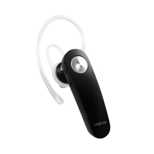 LogiLink Bluetooth earclip headset with microphone, bluetooth v4.2