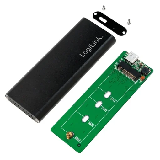 LogiLink кутия за външен хард диск, M.2 SATA, USB 3.1 Gen2 - Image 3