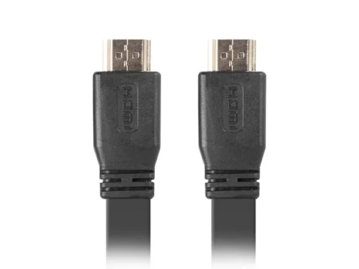 Lanberg Cable HDMI-HDMI v2.0 5m black flat - Image 2