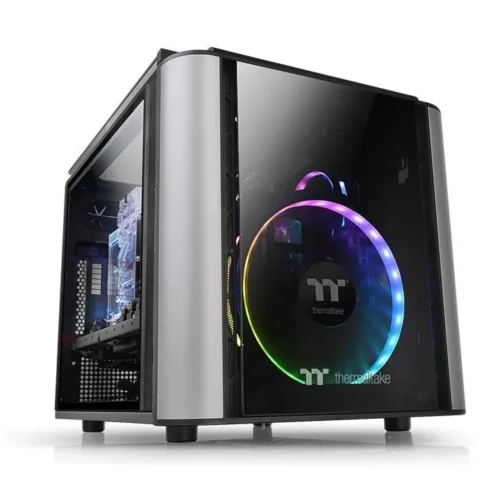 Thermaltake Компютър case LEVEL 20 VT MiniITX microATX Tempered Glass - черна