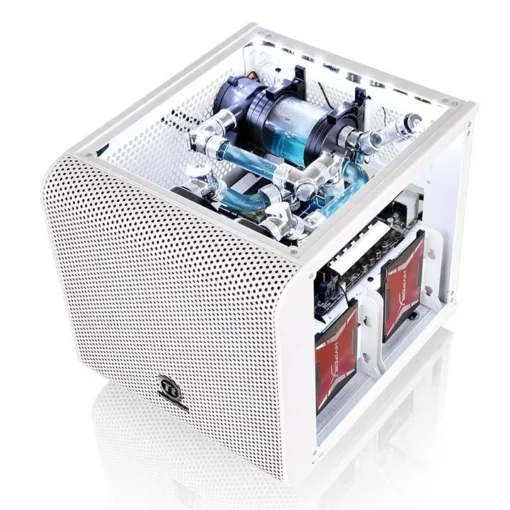 Thermaltake кутия за компютър Core V1 MiniITX Window - Snow Edition - Image 3