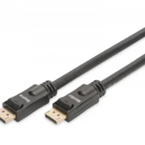 Digitus Connection Cable Displayport 4K 60Hz UHD Typ DP/DP M/M black 20m