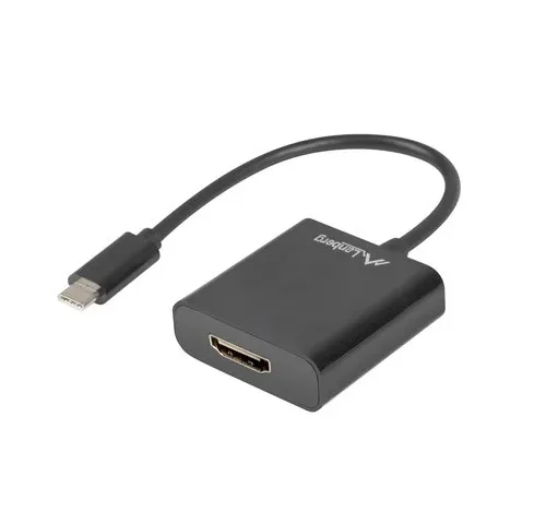 Lanberg Adapter USB CM - HDMI F 15cm black