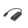 Lanberg Adapter USB CM - Displayport F 15cm black