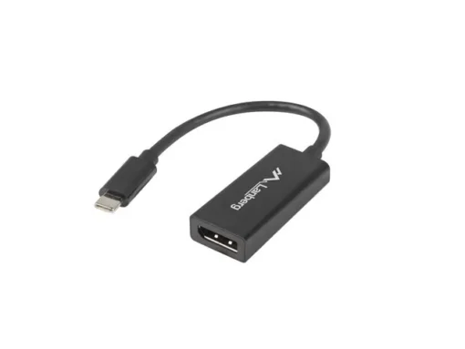 Lanberg Adapter USB CM - Displayport F 15cm black