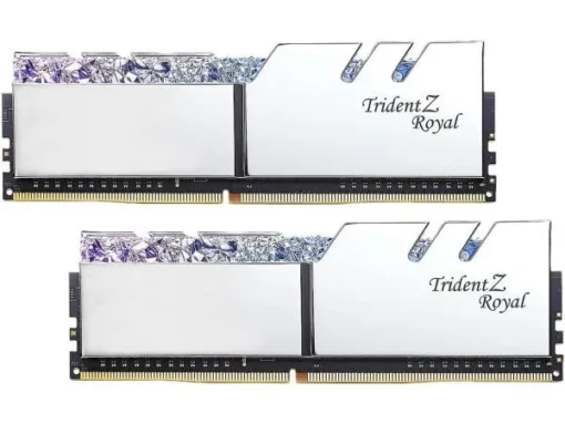 G.SKILL памет за компютър DDR4 32GB (2x16GB) TridentZ Royal RGB DDR4 3200MHz CL16 XMP2 Silver - Image 2