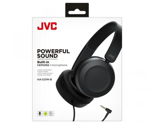 JVC Headphones HA-S31M black - Image 2