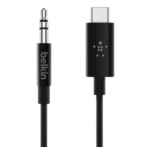 Belkin Adapter USB-C for 3,5mm Audio 0,9m black - Image 3