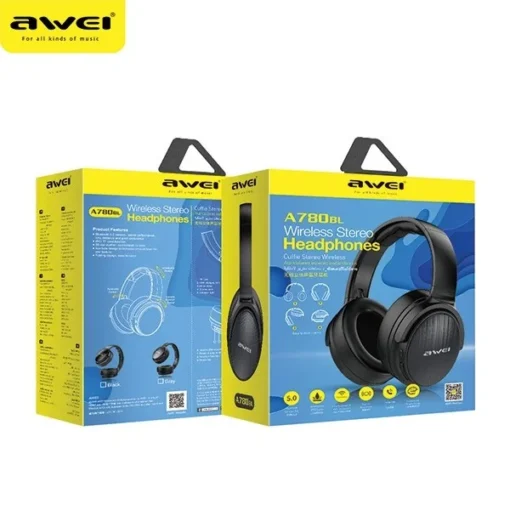 AWEI Bluetooth Headphones A780BL black - Image 5