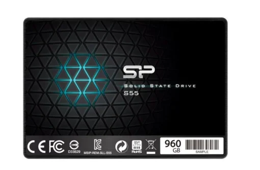 Silicon Power Drive SSD SLIM S55 960GB 25 SATA3 500/450MB/s 7mm