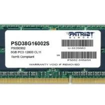 Patriot памет за лаптоп DDR3 SODIMM 8GB 1600GHz