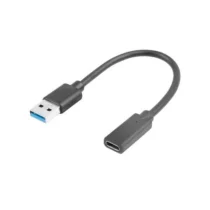 Lanberg Adapter USB TYPE-C (F) AM 3.1 15 cm