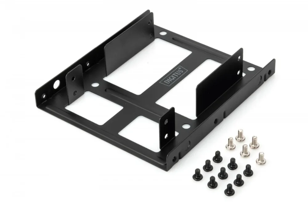 Digitus Ramka montażowa/адаптер SSD/HDD 2x 2.5 do 3.5 (ATA SATA SSD) metalowa zestaw