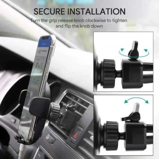 AUKEY HD-C48 Phone Holder for Car Air Vent | 360° rotating and pivoting ball joint - Image 3