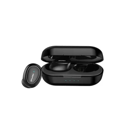 AWEI Bluetooth headphones 5.0 T16 TWS + dock station black - Image 2