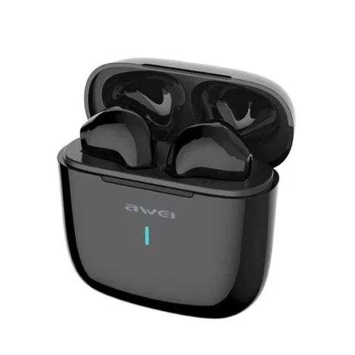 AWEI Bluetooth headphones 5.0 T26 TWS + dock station black - Image 3