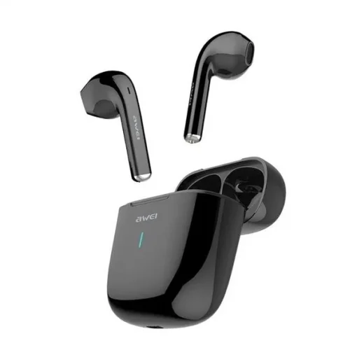 AWEI Bluetooth headphones 5.0 T26 TWS + dock station black - Image 5