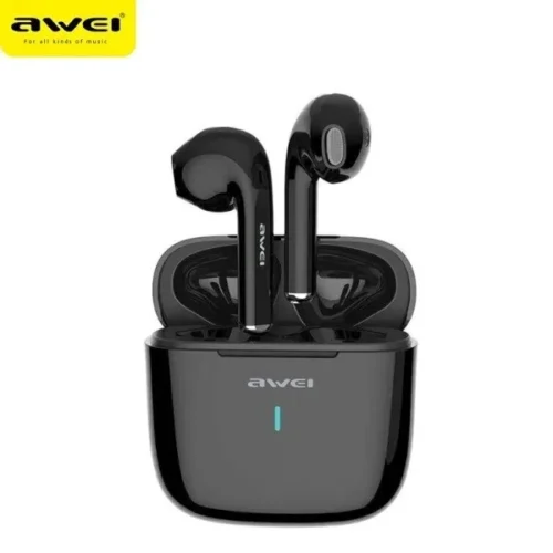 AWEI Bluetooth слушалки 5.0 T26 TWS + dock station black