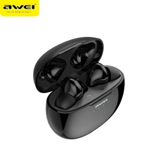 AWEI Bluetooth headphone s 5.0 T15 TWS + dock station black - Image 3