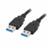 Lanberg Kabel USB -A M/M 3.0 0.5m черен