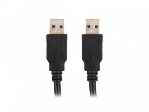 Lanberg Kabel USB -A M/M 3.0 0.5m черен - Image 2