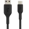 Belkin Braided USB-C USB-A 3m Black