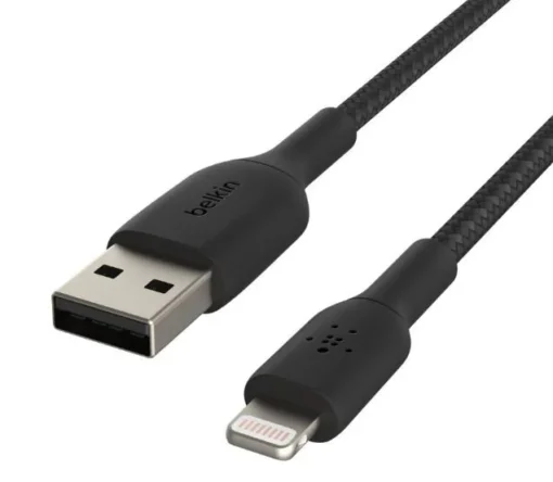 Belkin Cable Braided USB-Light ning 15cm black - Image 4