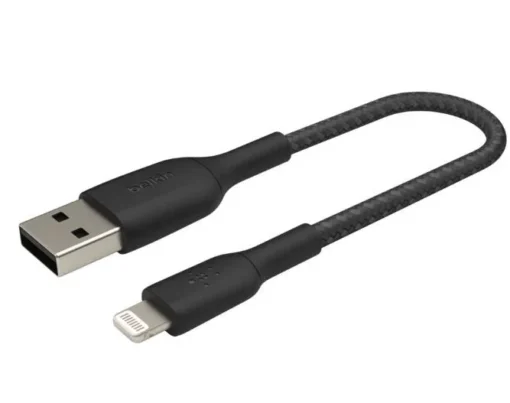 Belkin Cable Braided USB-Light ning 15cm black - Image 5