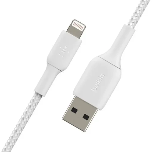 Belkin Cable Braided USB-Light ning 15cm White - Image 3