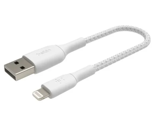 Belkin Cable Braided USB-Light ning 15cm White - Image 5