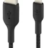 Belkin Cable Braided USB-Lightning 2m черен