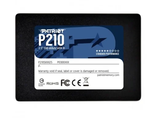 Patriot SSD 256GB P210 500/400 MB/s SATA III 25