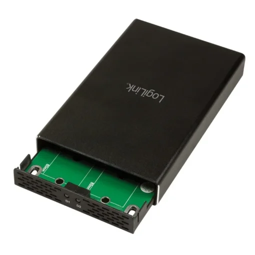 LogiLink Exteranal SSD M.2 SATA USB3.1, gen2, 2-bay rai - Image 4