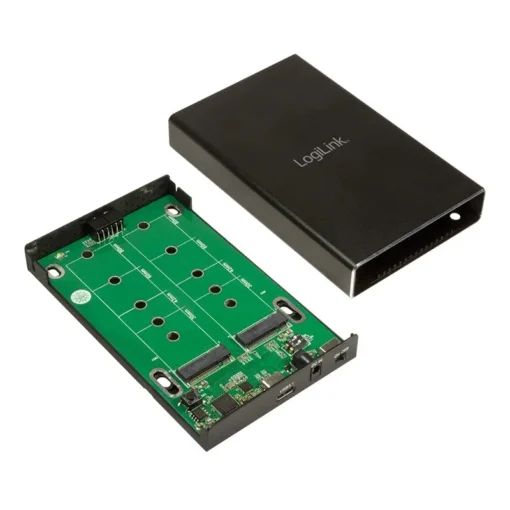 LogiLink Exteranal SSD M.2 SATA USB3.1, gen2, 2-bay rai - Image 5