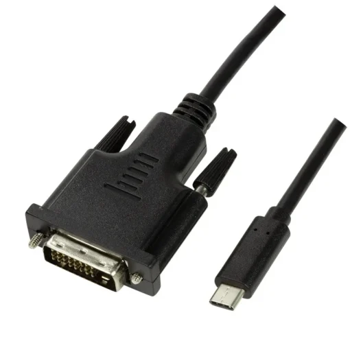 LogiLink USB-C to DVI cable 3m - Image 2