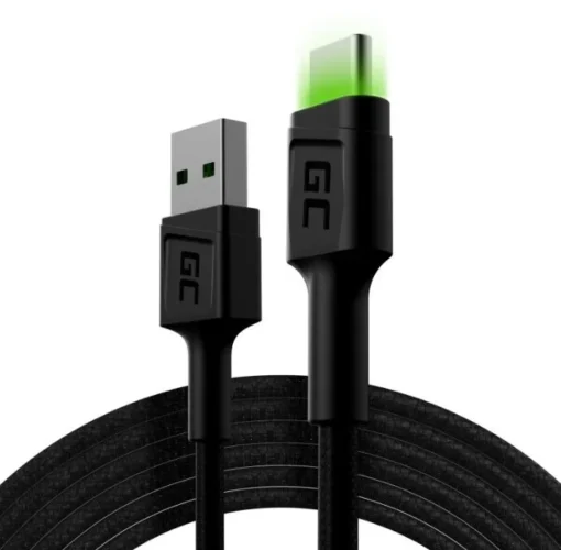 Green Cell Cable GCRay USB - USB-C 200cm LED backlight