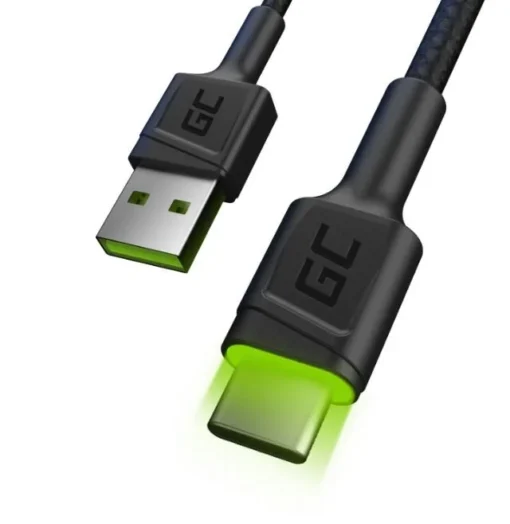 Green Cell Cable GCRay USB - USB-C 200cm, LED backlight - Image 2