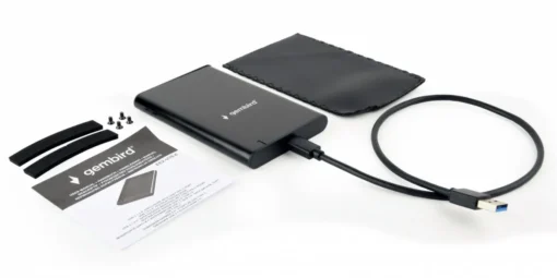 Gembird USB 3.1 2.5 Enclosure black - Image 2