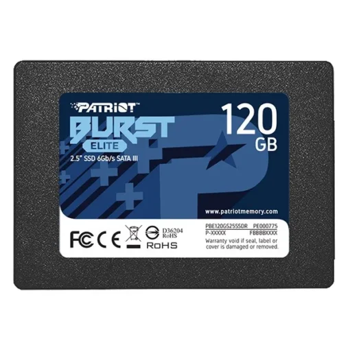 Patriot SSD drive 120GB Burst Elite 450/320MB/s SATA III 2.5